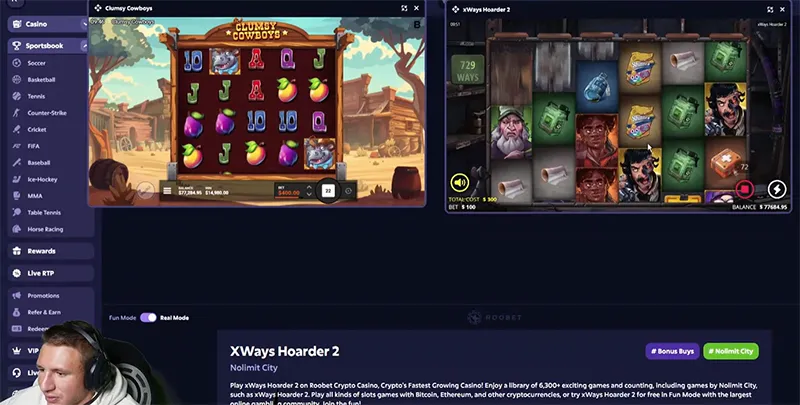 SteveWillDoIt during a casino stream